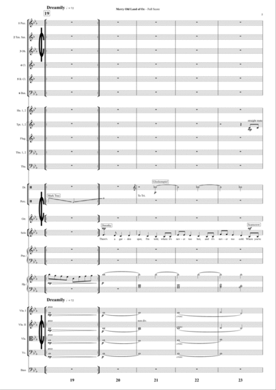 The Merry Old Land Of Oz Full Orchestra scores gallery preview page 5