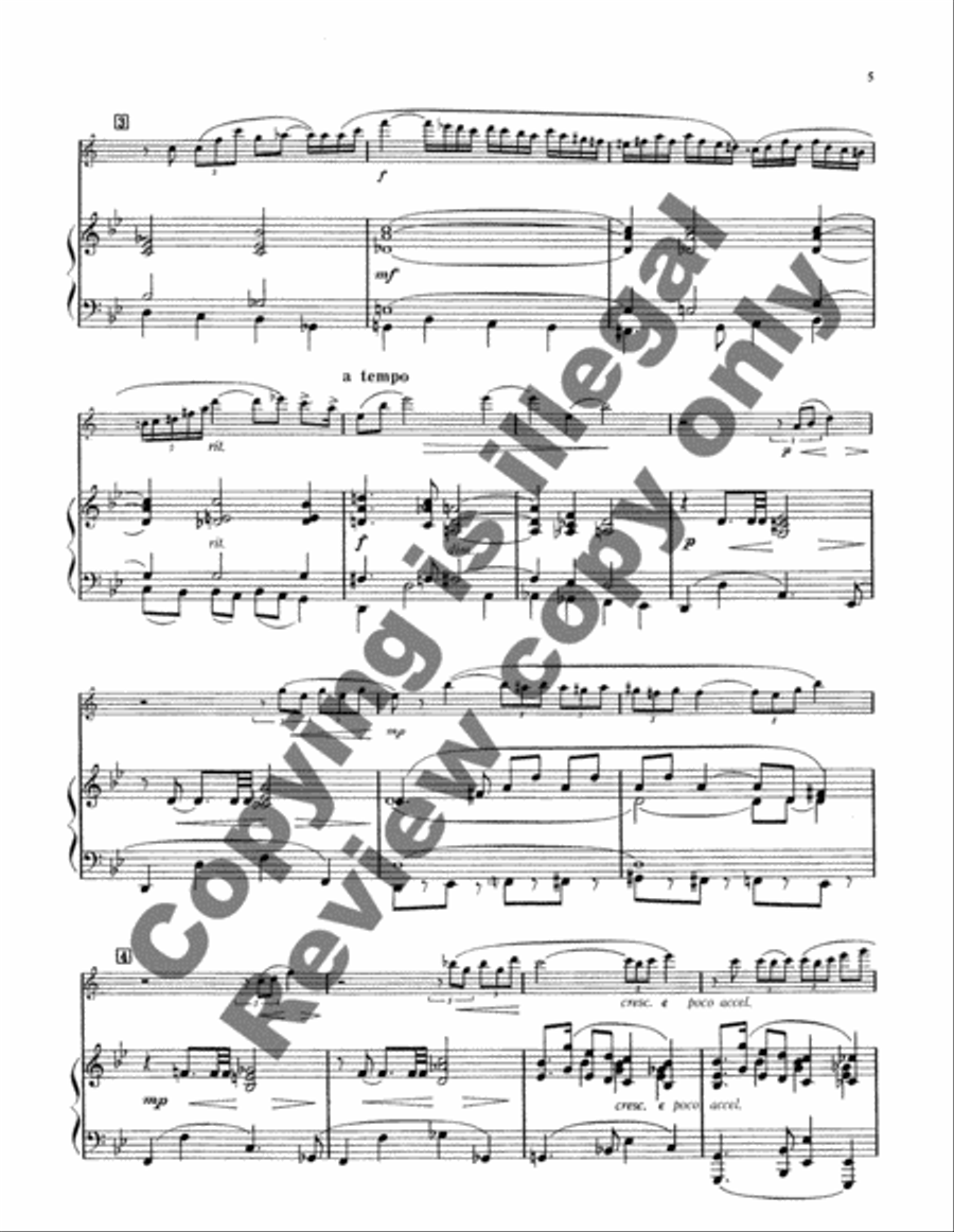 Concerto for Tenor Saxophone and Orchestra or Band 4-Part scores gallery preview page 10