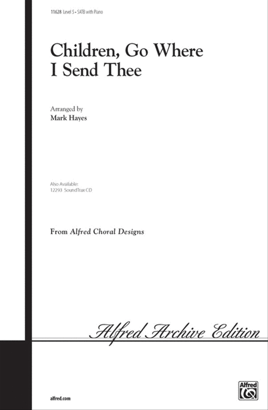Children, Go Where I Send Thee 4-Part scores gallery preview page 1