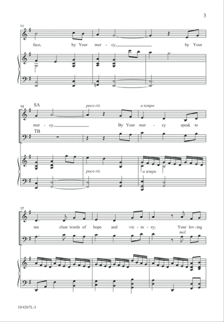 By Your Mercy 4-Part scores gallery preview page 4