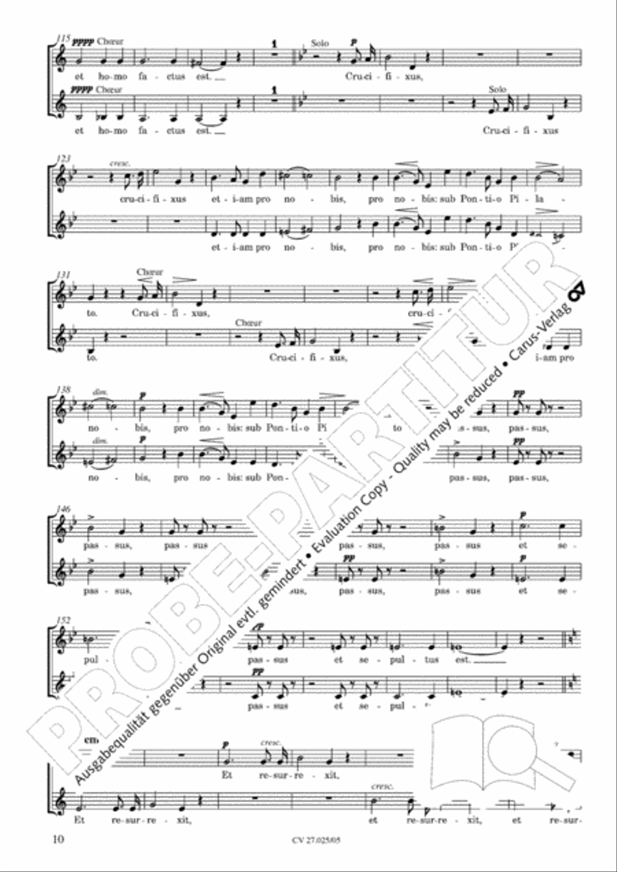 Messe Sainte Cecile SA scores gallery preview page 11
