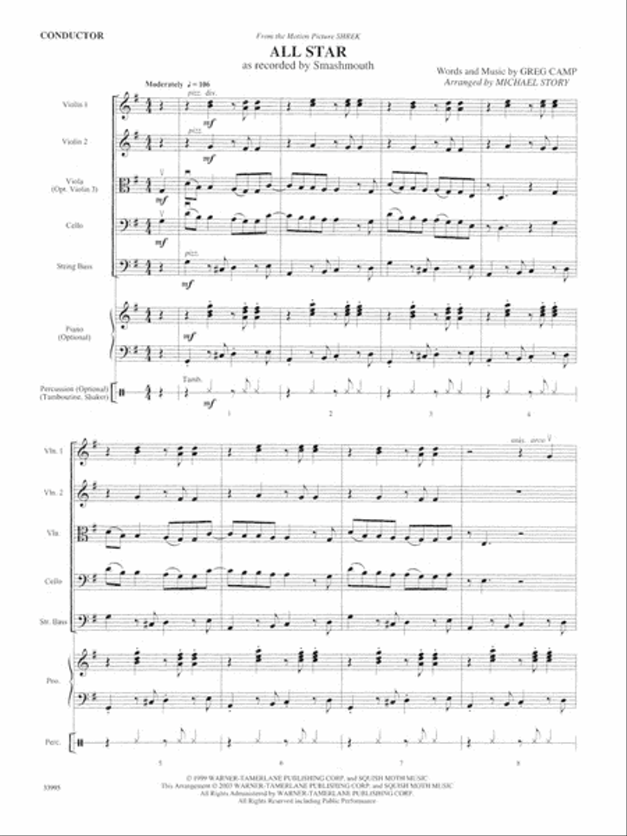 Great Movie Themes: Score String Orchestra scores gallery preview page 3