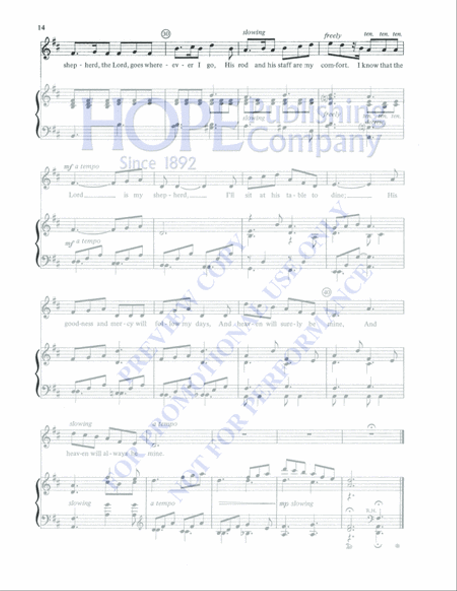 Come with a Singing Heart Voice Solo scores gallery preview page 18