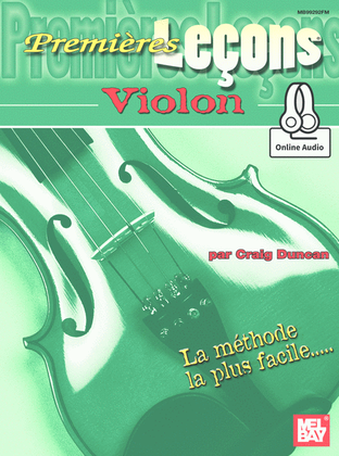 Book cover for Premieres lesons de violon edition franeaise