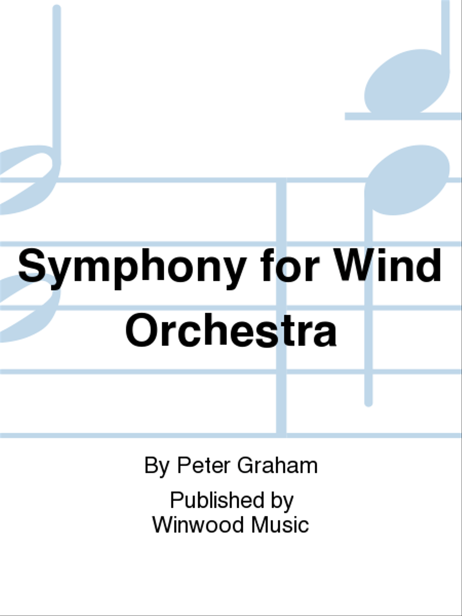 Symphony for Wind Orchestra Concert Band scores gallery preview page 1