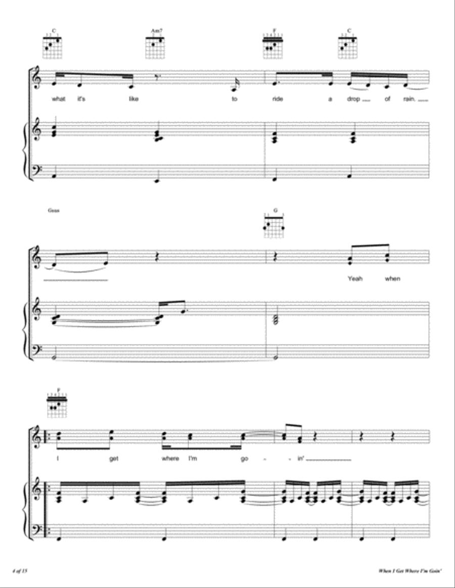 When I Get Where I'm Goin' Voice scores gallery preview page 5