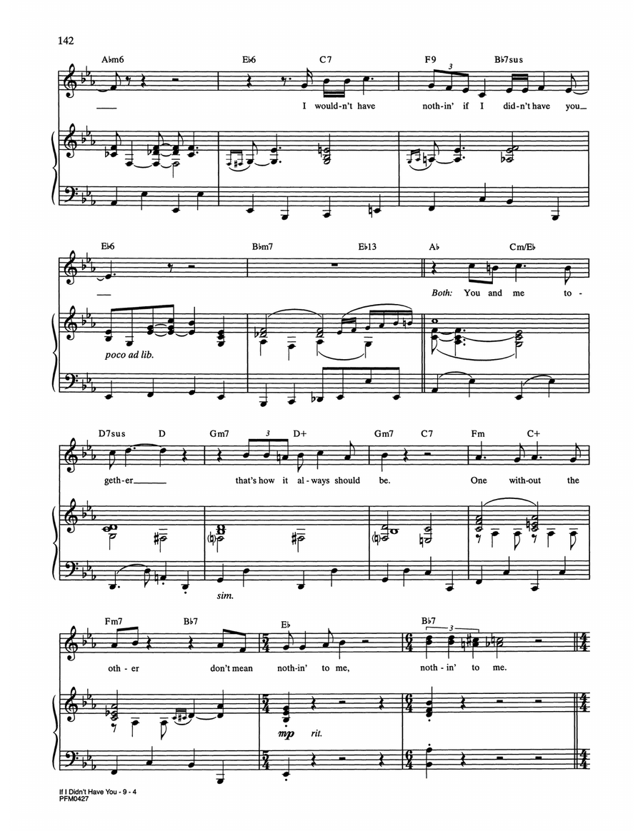 If I Didn't Have You (from Monsters, Inc.) Voice scores gallery preview page 4
