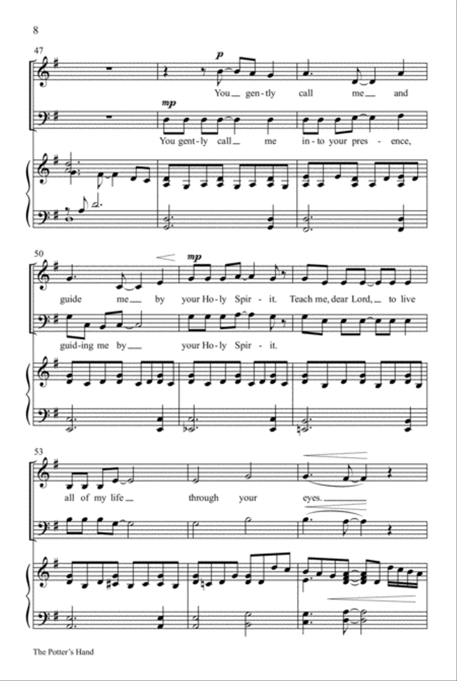 The Potter's Hand Choir scores gallery preview page 8