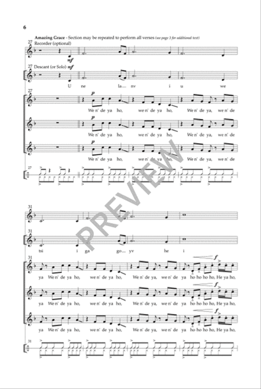 Morning Song (Three-part) 3-Part scores gallery preview page 7