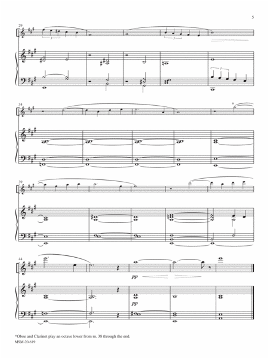 Meditation Piano scores gallery preview page 3