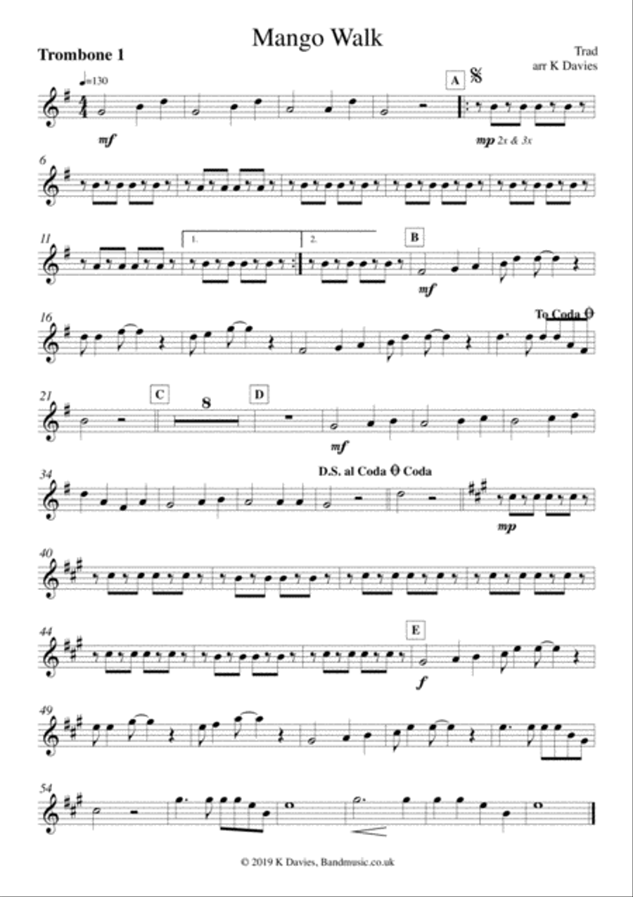 Mango Walk Mango Walk Small Ensemble scores gallery preview page 5