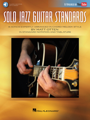 Book cover for Solo Jazz Guitar Standards