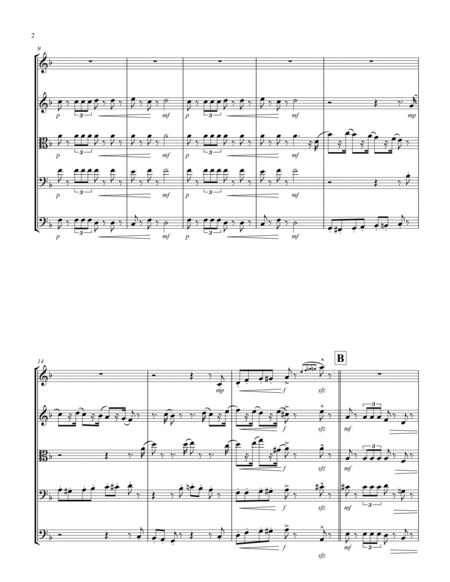 March (from "The Nutcracker Suite") (F) (String Quintet - 2 Violins, 1 Viola, 1 Cello, 1 Bass)