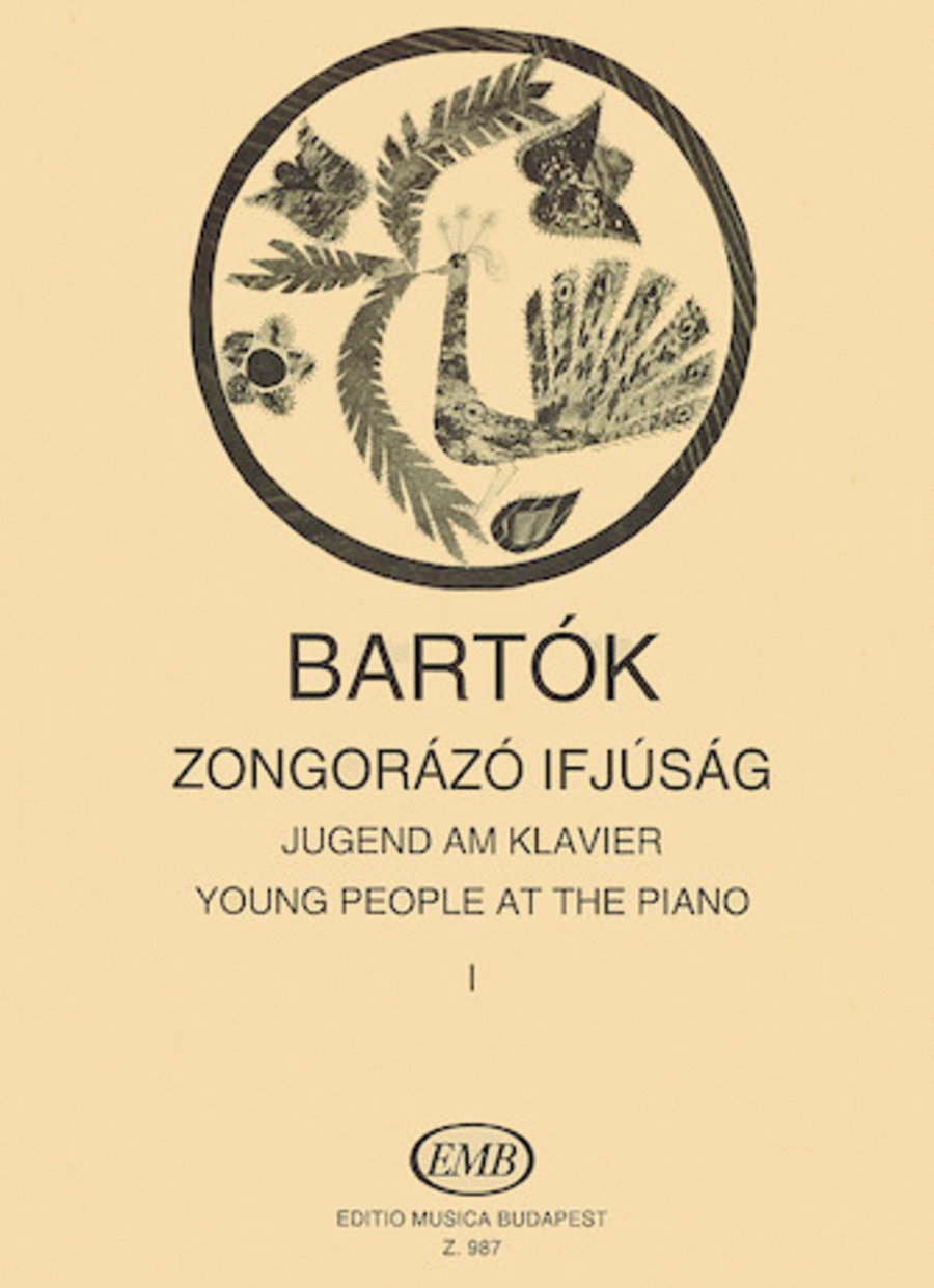 Bela Bartok : Young People at the Piano - Volume 1