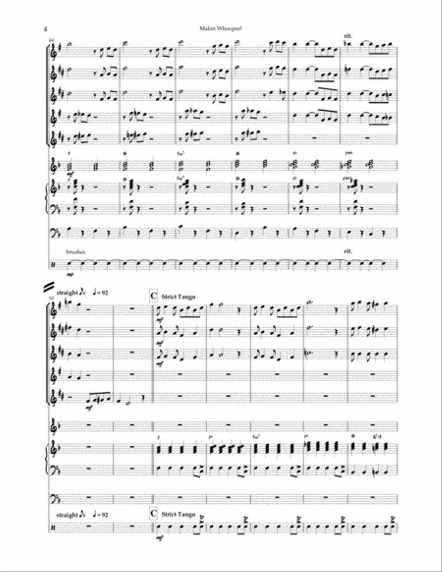 Makin' Whoopee Tenor Saxophone scores gallery preview page 3