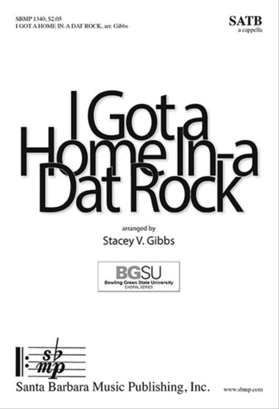 I Got a Home In-a Dat Rock - SATB Octavo 4-Part scores gallery preview page 1