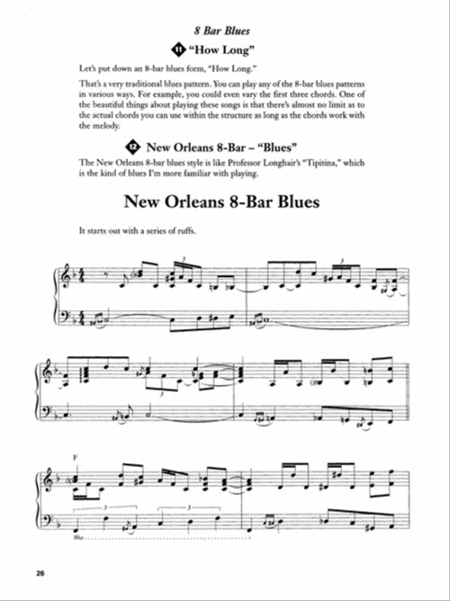 Dr. John Teaches New Orleans Piano – Volume 1 image number null