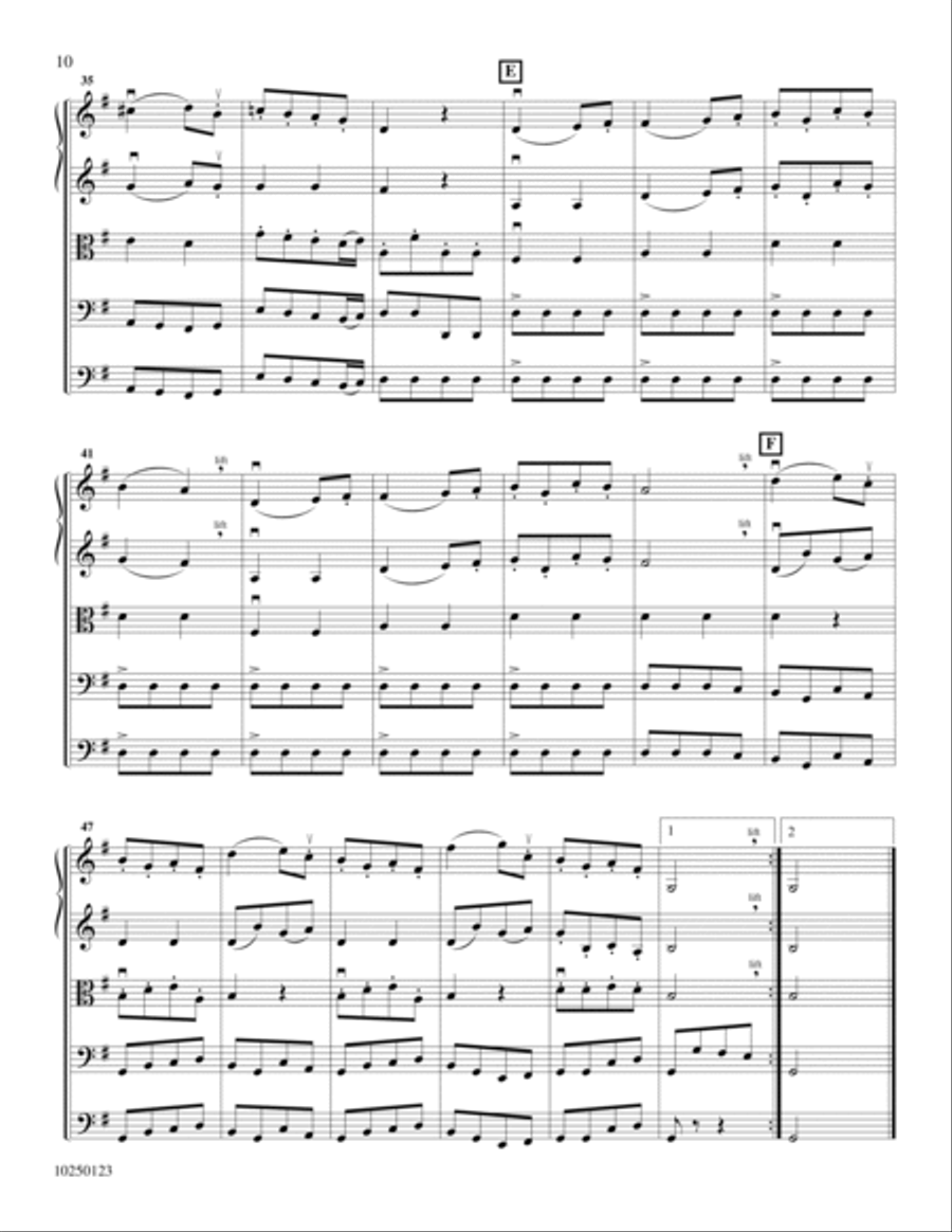 Concerto alla Rustica Op. 51 No. 4 Orchestra scores gallery preview page 9