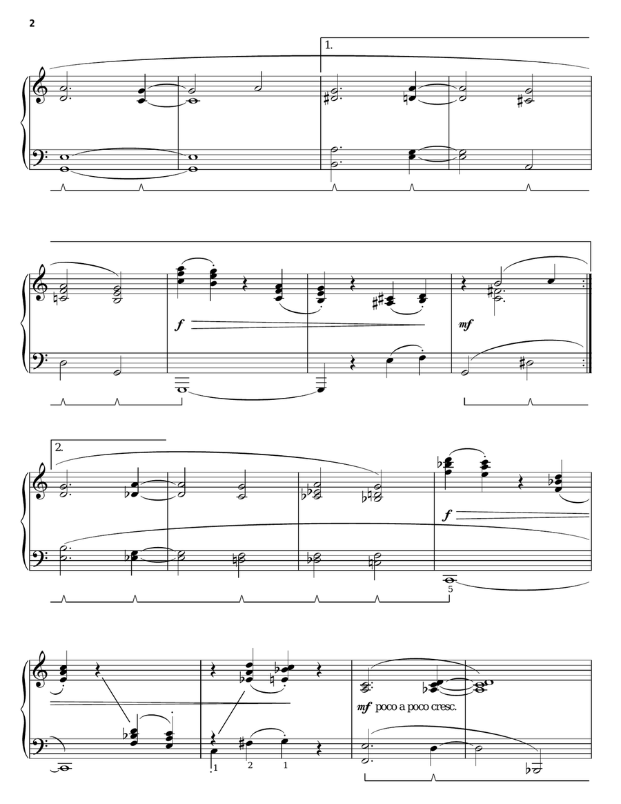 Everything's Coming Up Roses Piano Solo scores gallery preview page 2