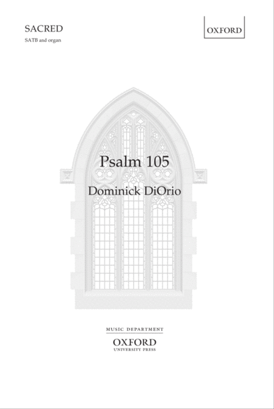 Psalm 105 Psalm 105 4-Part scores gallery preview page 1