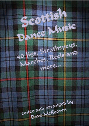 Book cover for Traditional Scottish Dance Music for 4-String Banjo, CGDA Tab ; 40 Jigs, Marches, Strathspeys and mo