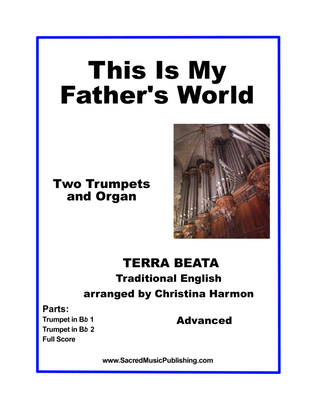 Book cover for This Is My Father's World - Two Trumpets and Organ