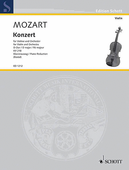 Concerto D Major K. 218 (Violin)