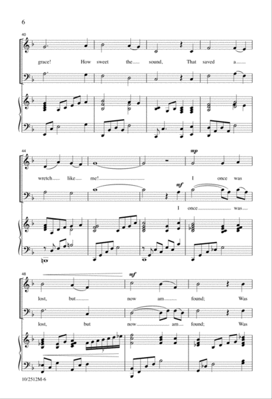 Amazing Love, How Can It Be? Divisi scores gallery preview page 6
