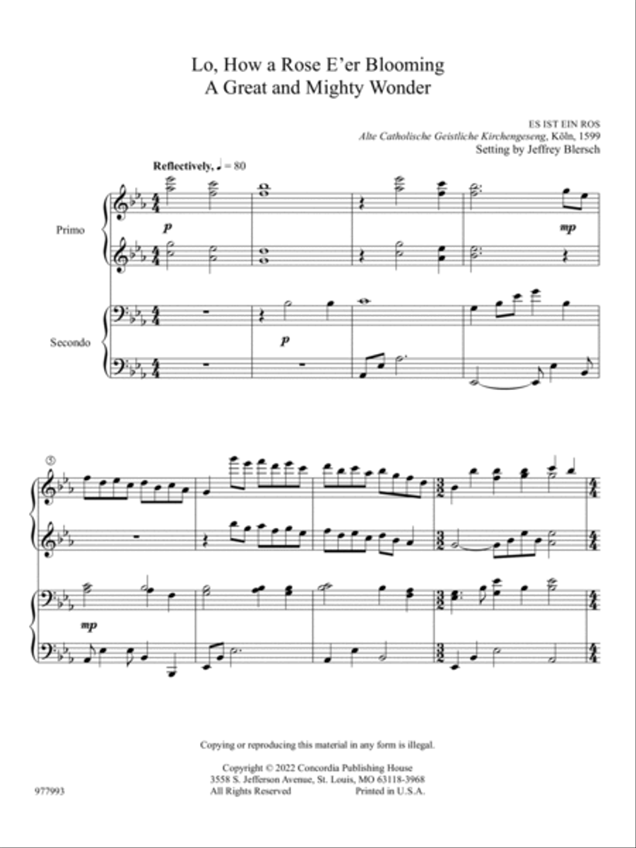 Piano Duets for Christmas Piano Solo scores gallery preview page 2
