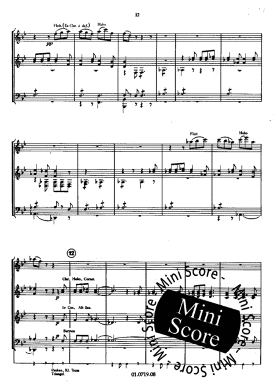 Le Carnaval Romain Concert Band scores gallery preview page 15