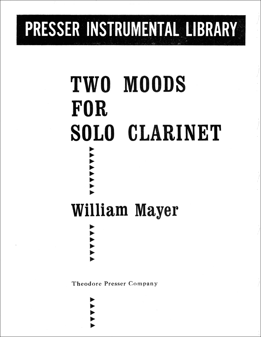 Two Moods Chamber Music scores gallery preview page 1