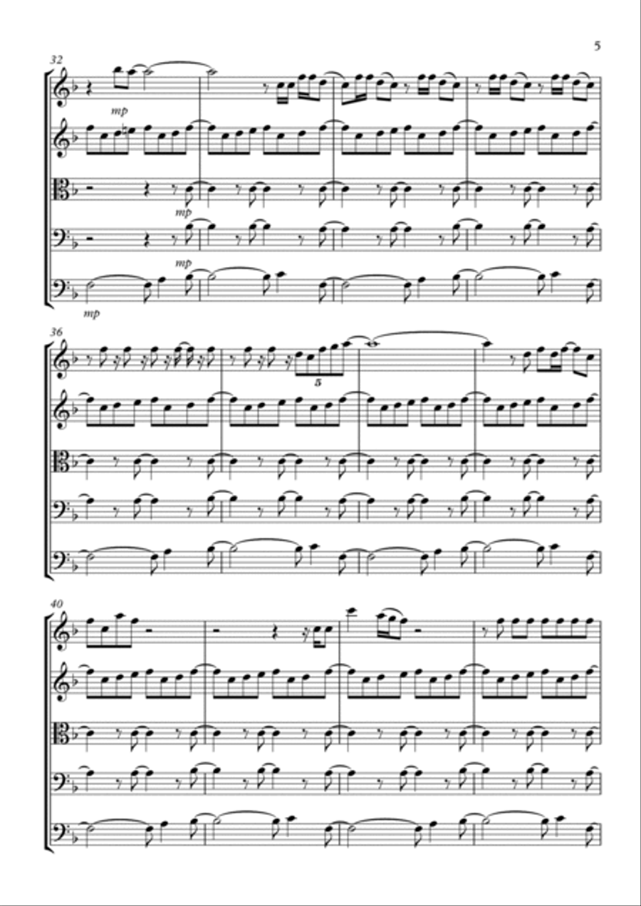 Love And Affection Love And Affection String Orchestra scores gallery preview page 5
