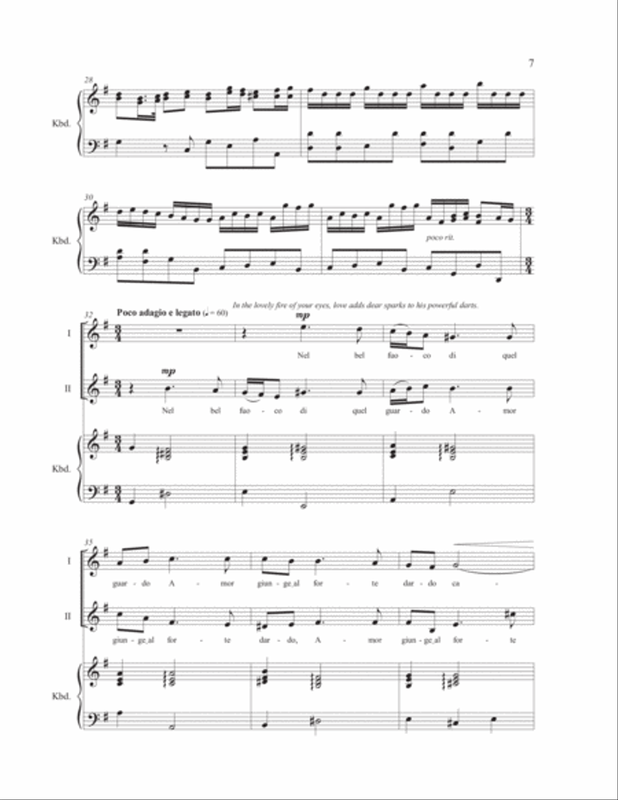 Scherzano Sul Tuo Volto 2-Part scores gallery preview page 6