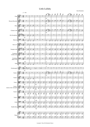 Little Lullaby for Beginning School Orchestra