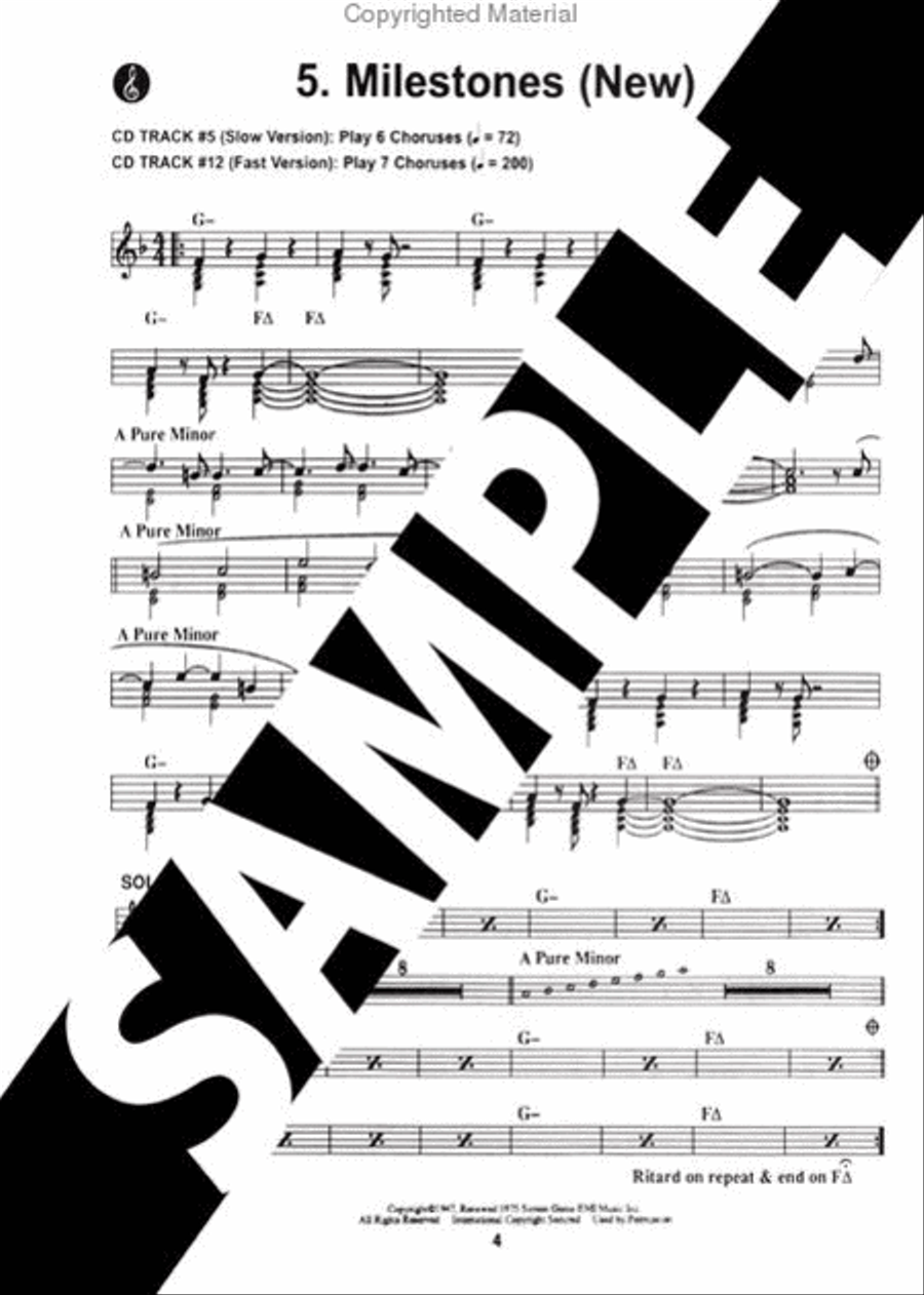 Volume 50 - The Magic Of Miles Davis B-Flat Trumpet scores gallery preview page 4