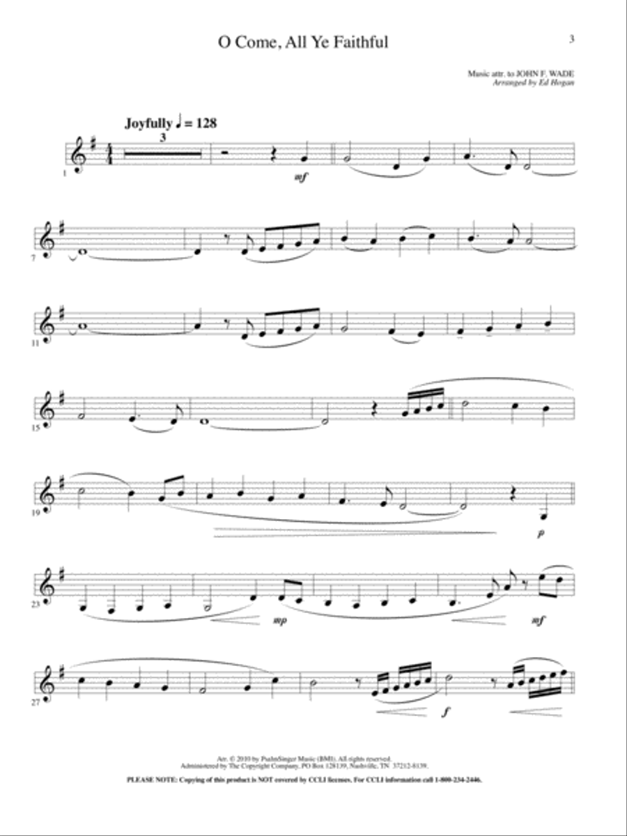 Creative Carols for Clarinet Clarinet Solo scores gallery preview page 2
