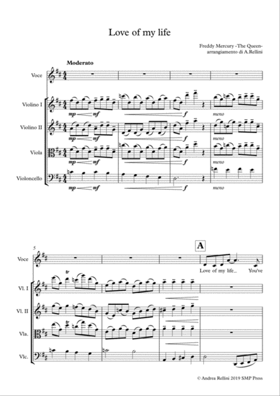 Love Of My Life Love Of My Life Chamber Orchestra scores gallery preview page 2