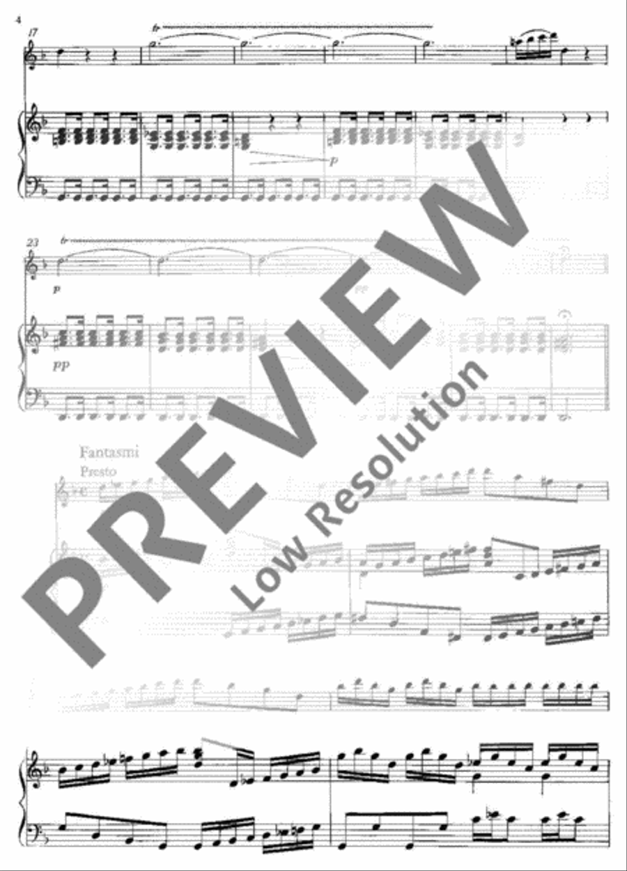 Concerto No. 2 G minor Flute scores gallery preview page 5