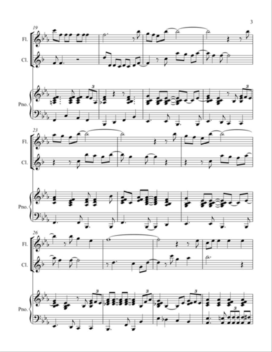 Baby, It's Cold Outside Baby, It's Cold Outside Small Ensemble scores gallery preview page 3