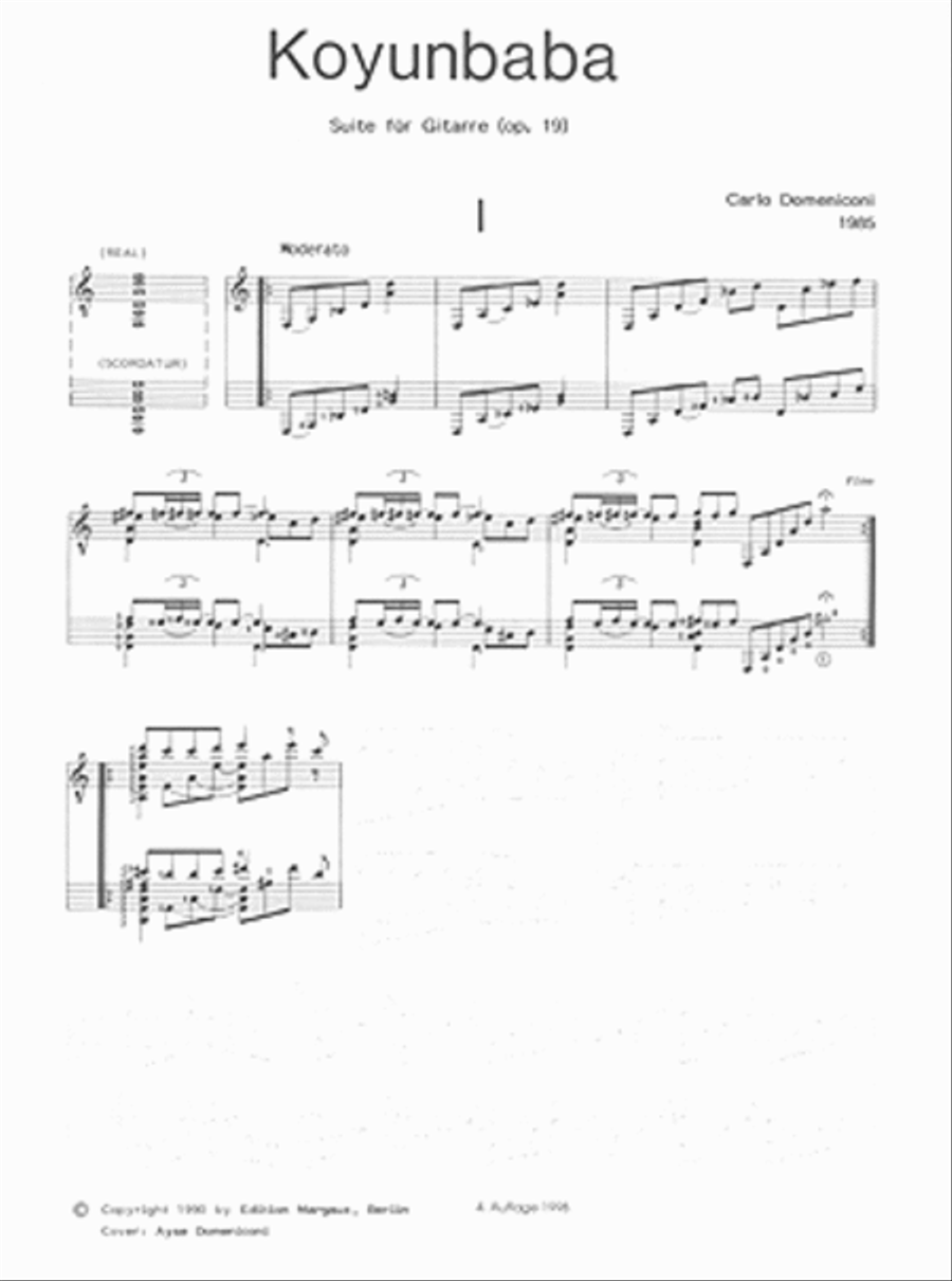 Carlo Domeniconi - Koyunbaba Acoustic Guitar scores gallery preview page 2