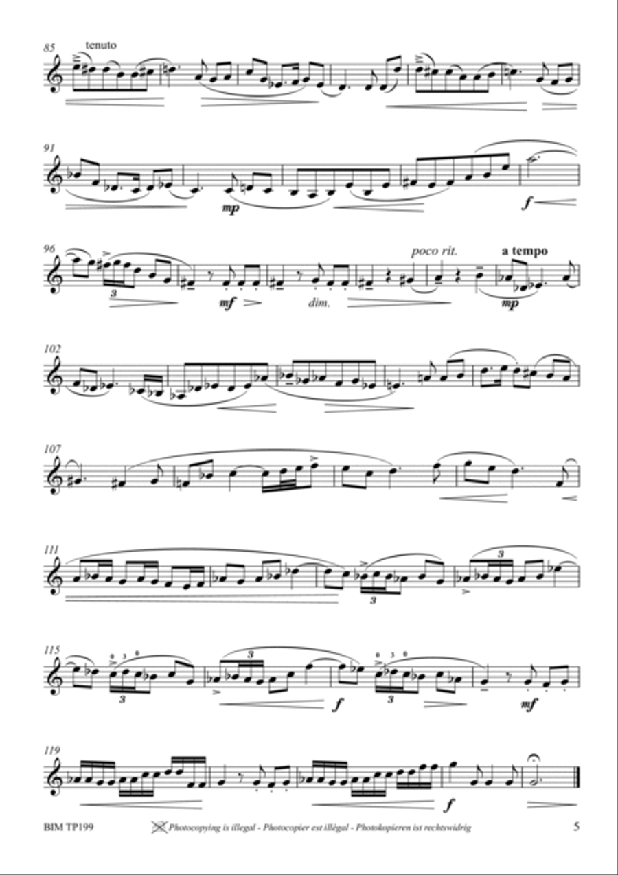 Sonata breve Trumpet Solo scores gallery preview page 4
