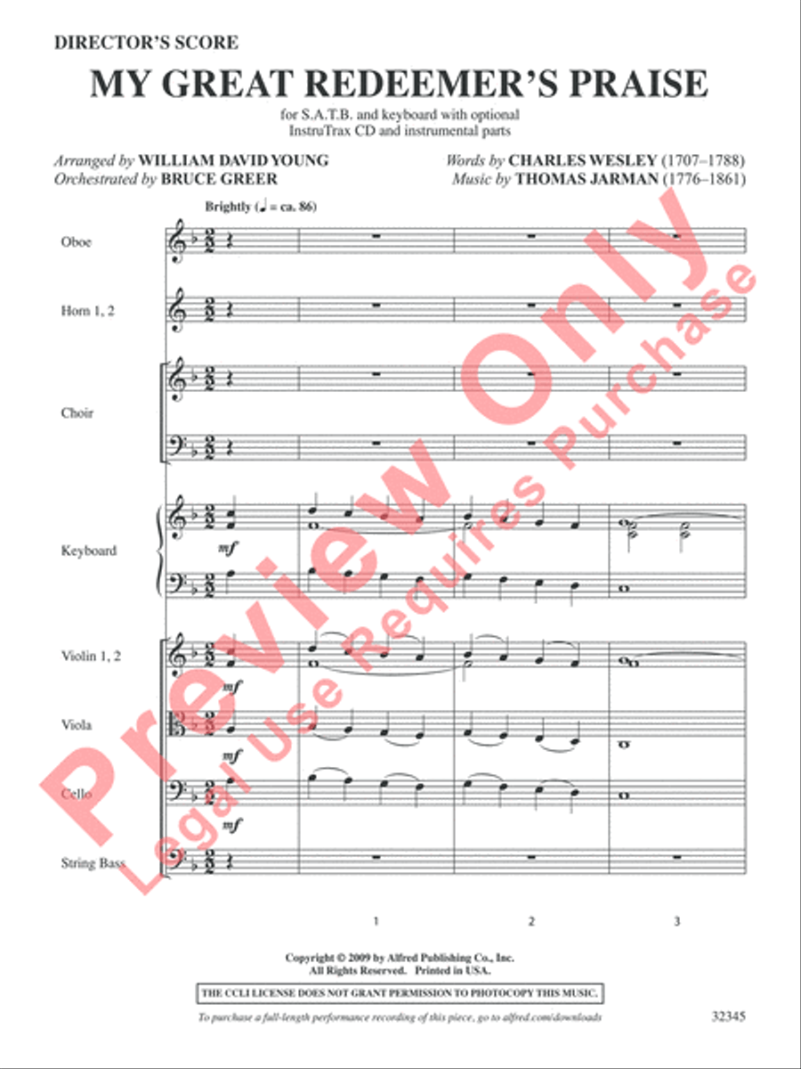 My Great Redeemer's Praise Choir scores gallery preview page 2