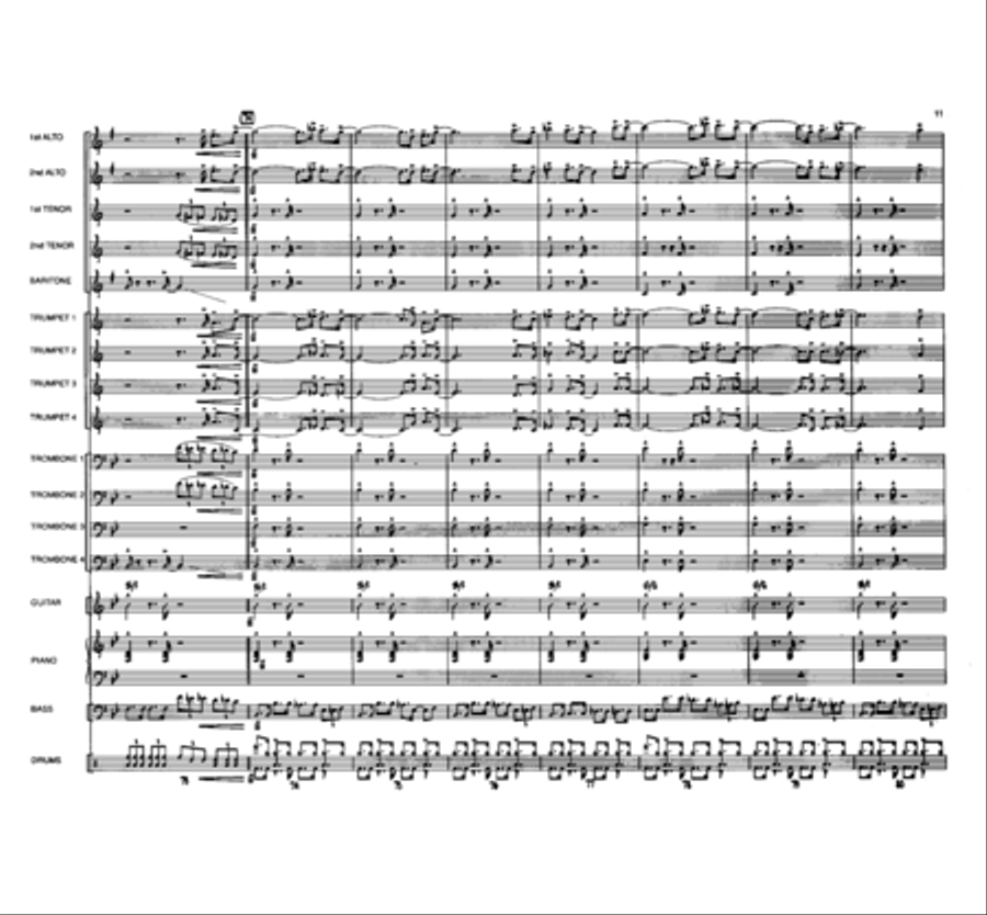 Down At Duke's Place Down At Duke's Place Jazz Ensemble scores gallery preview page 11
