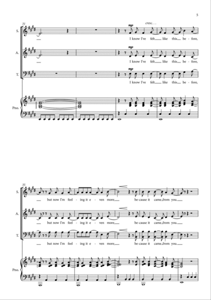 Dreams 3-Part scores gallery preview page 5