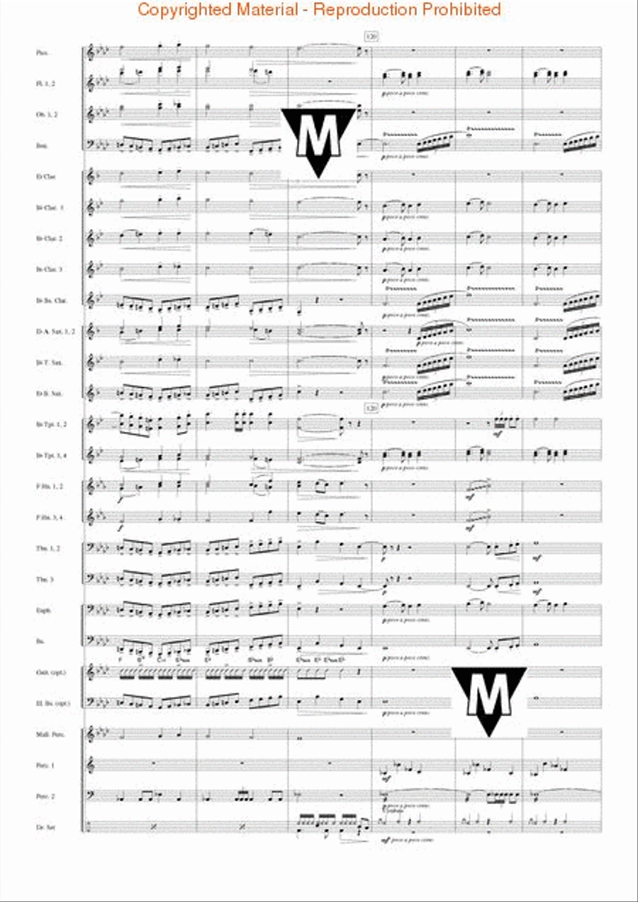 Famous German Christmas Songs Concert Band scores gallery preview page 18
