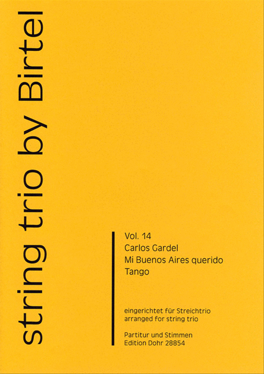 Mi Buenos Aires querido -Tango- (für Streichtrio) String Trio scores gallery preview page 1