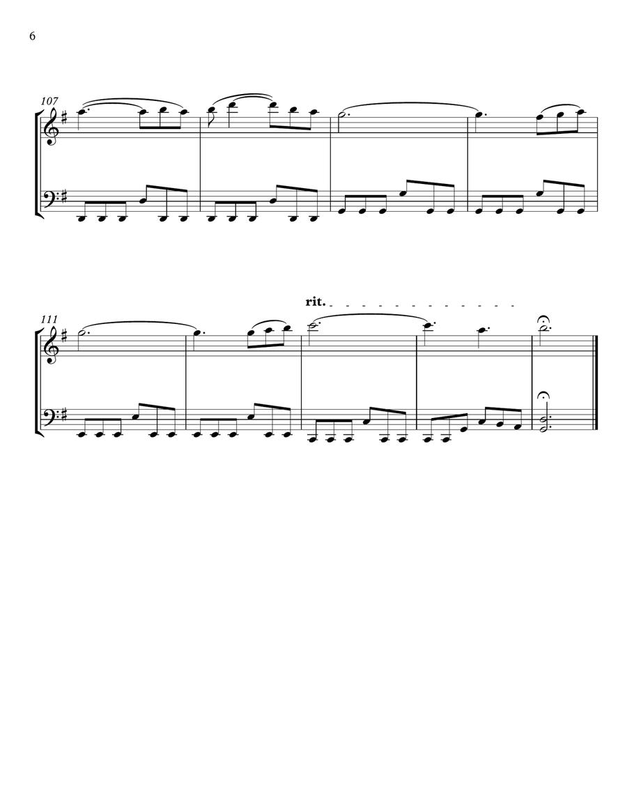 Unchained Melody String Duet scores gallery preview page 6