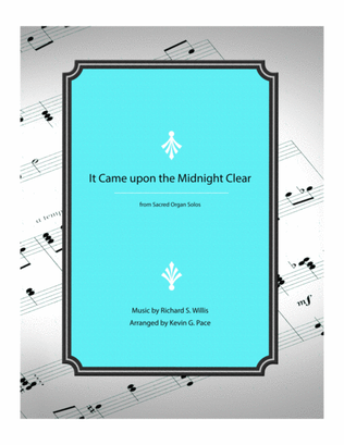 Book cover for It Came Upon the Midnight Clear - organ solo prelude