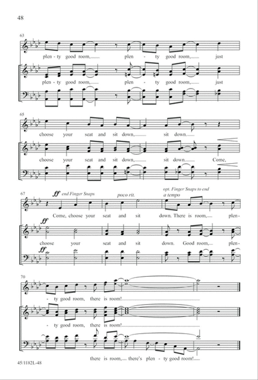 All Around A Cappella All Around A Cappella 4-Part scores gallery preview page 48