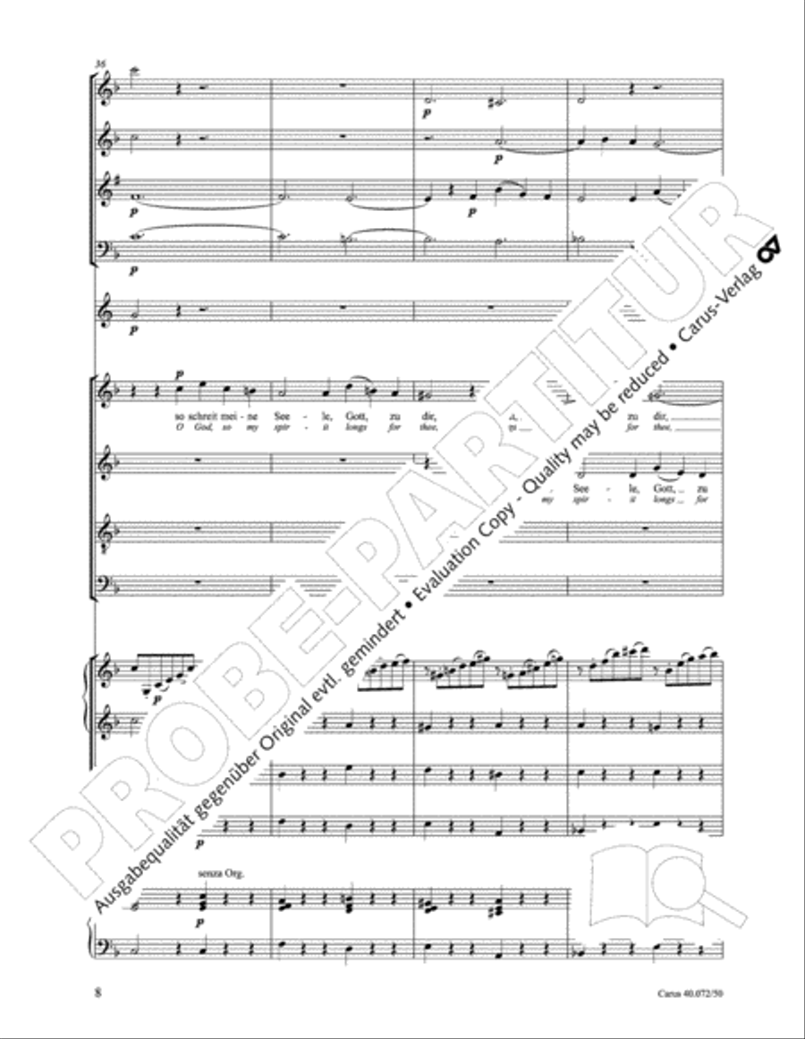 Psalm 42 4-Part scores gallery preview page 13